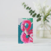 素晴らしいフラミンゴの名刺 名刺 (スタンド正面)