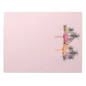 素晴らしいフラミンゴスのノートパッド ノートパッド (正面)