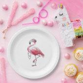 素晴らしいフラミンゴ ペーパープレート (パーティー)