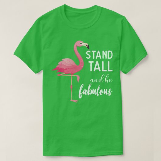 素晴らしいフラミンゴ Tシャツ (デザイン正面)