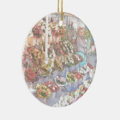 素晴らしいフランスの農家の市場 セラミックオーナメント (右)