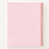 素晴らしいフローラメイソンの瓶 ノートブック (裏面)