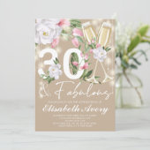 素晴らしいフローラ30th誕生日パーティー 招待状 (スタンド正面)