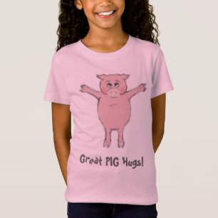 素晴らしいブタの抱擁! Tシャツ