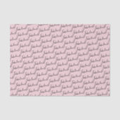 素晴らしいブライダルシャワーピンクお祝いパーティー 薄葉紙 (正面)