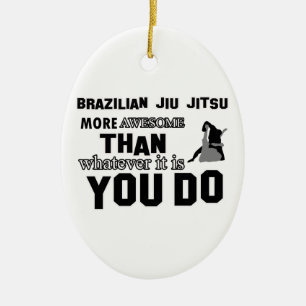 素晴らしいブラジルのjiuのjitsuのデザイン セラミックオーナメント