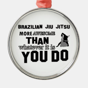 素晴らしいブラジルのjiuのjitsuのデザイン メタルオーナメント