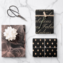 素晴らしいブラック金ゴールドほこりっぽいバラ抽象芸術パターン