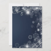 素晴らしいブルースパークリスクリスマス招待状 招待状 (裏面)