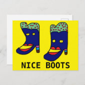 素晴らしいブーツ ポストカード (正面/裏面)