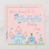 素晴らしいプリンセスパーティー 招待状 (正面/裏面)