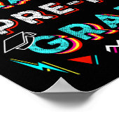 素晴らしいプレクグラードギフトおもしろいボーイガールプレク卒業式C ポスター (角)