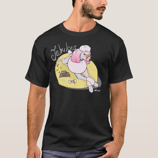 素晴らしいプードル Tシャツ (正面)