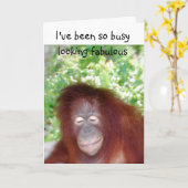 素晴らしいベルト付き誕生日 カード (黄色い花)