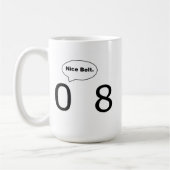 素晴らしいベルト コーヒーマグカップ (左)