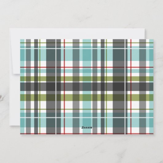 素晴らしいペンギンのクリスマス写真 シーズンカード (裏面)