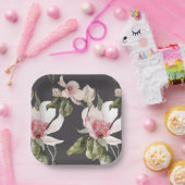 素晴らしいホオノキの花と鳥 ペーパープレート (パーティー)