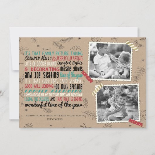 素晴らしいホリデーカオス シーズンカード (正面)