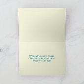 素晴らしいホリデーカードを持っている カード (内部)