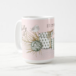 素晴らしいホリデータイムクリスマス コーヒーマグカップ