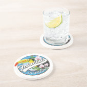 素晴らしいホンジュラスのロゴカーマグネットを探索 コースター (側面)