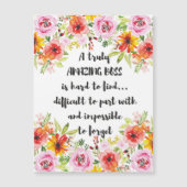 素晴らしいボス引用文素晴らしボス感謝ギフト (正面)