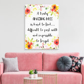 素晴らしいボス引用文素晴らしボス感謝ギフト キャンバスプリント (インサイチュ (リビング))