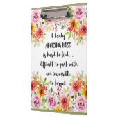 素晴らしいボス引用文素晴らしボス感謝ギフト クリップボード (左)