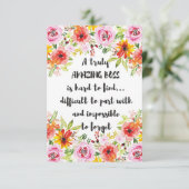 素晴らしいボス引用文素晴らしボス感謝ギフト サンキューカード (スタンド正面)