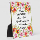 素晴らしいボス引用文素晴らしボス感謝ギフト フォトプラーク (側面)