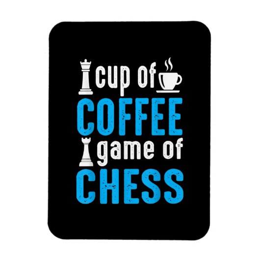 素晴らしいボードゲーム - チェスのコーヒーゲーム マグネット (縦)