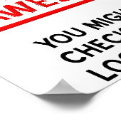 素晴らしいポスターと診断される ポスター (角)