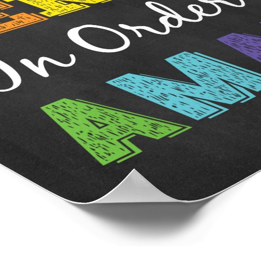 素晴らしいポスターを作るのに完璧である必要はない ポスター (角)