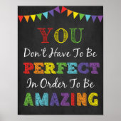 素晴らしいポスターを作るのに完璧である必要はない ポスター (正面)