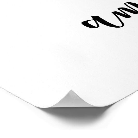 素晴らしいポスターを作るのに完璧である必要はない ポスター (角)