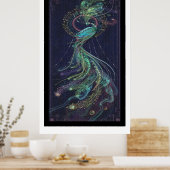 素晴らしいポスター、孔雀ポスター。 ポスター (キッチン)