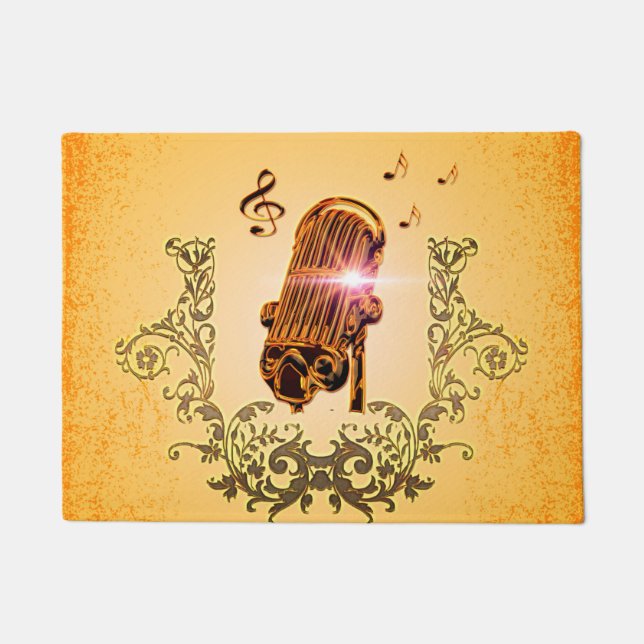 素晴らしいマイクロフォン ドアマット (正面)