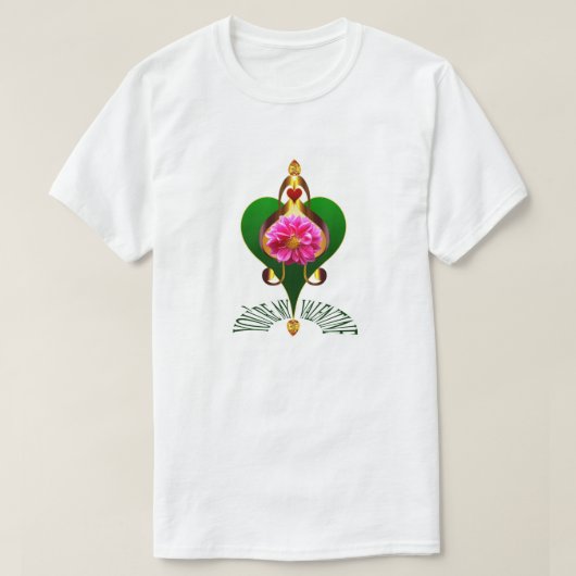 素晴らしいマイバレンタインデザイン Tシャツ (デザイン正面)