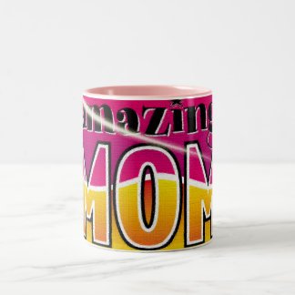 素晴らしいママのマグカップ ツートーンマグカップ