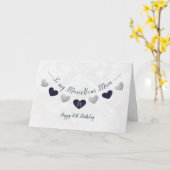 素晴らしいママ70歳の誕生日バント&クリスタル カード (黄色い花)