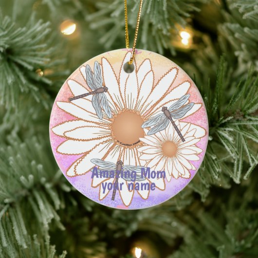 素晴らしいママ セラミックオーナメント (ツリー)