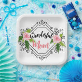 素晴らしいママ ペーパープレート (パーティー)