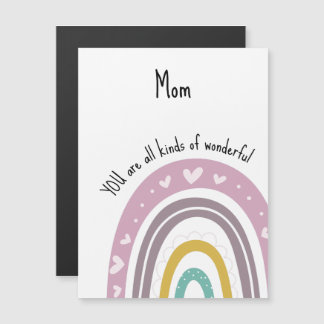 素晴らしいマムパープルハートレインボー