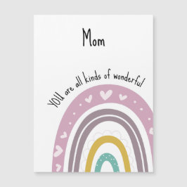 素晴らしいマムパープルハートレインボー