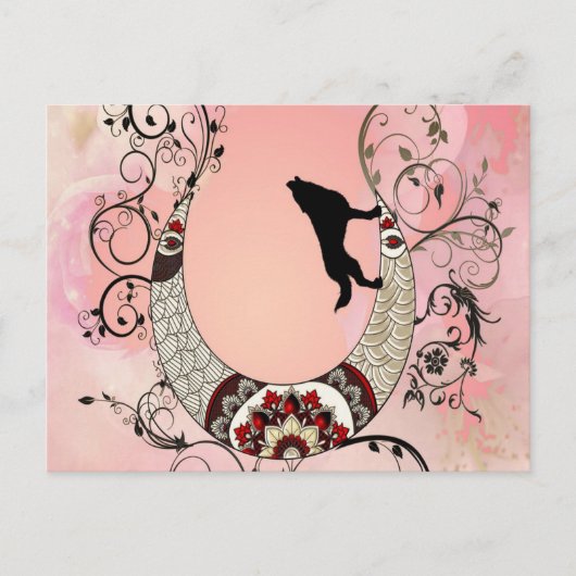 素晴らしいマンダラの月 シーズンポストカード (正面)