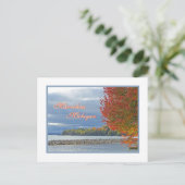 素晴らしいミシガン/秋の色 ポストカード (スタンド正面)