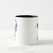 素晴らしいミソサザイのマグ ツートーンマグカップ (中央)