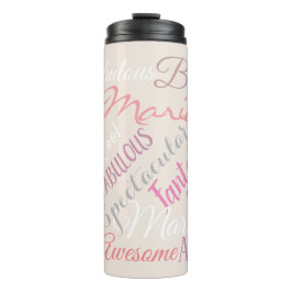 素晴らしいメイド・オブ・オーナー（花嫁付き添い人）・パーソナライズの素晴らしい言葉 タンブラー