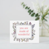 素晴らしいメイド – ポストカード – 甘いリマインダー (スタンド正面)