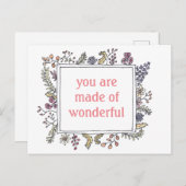 素晴らしいメイド – ポストカード – 甘いリマインダー (正面/裏面)